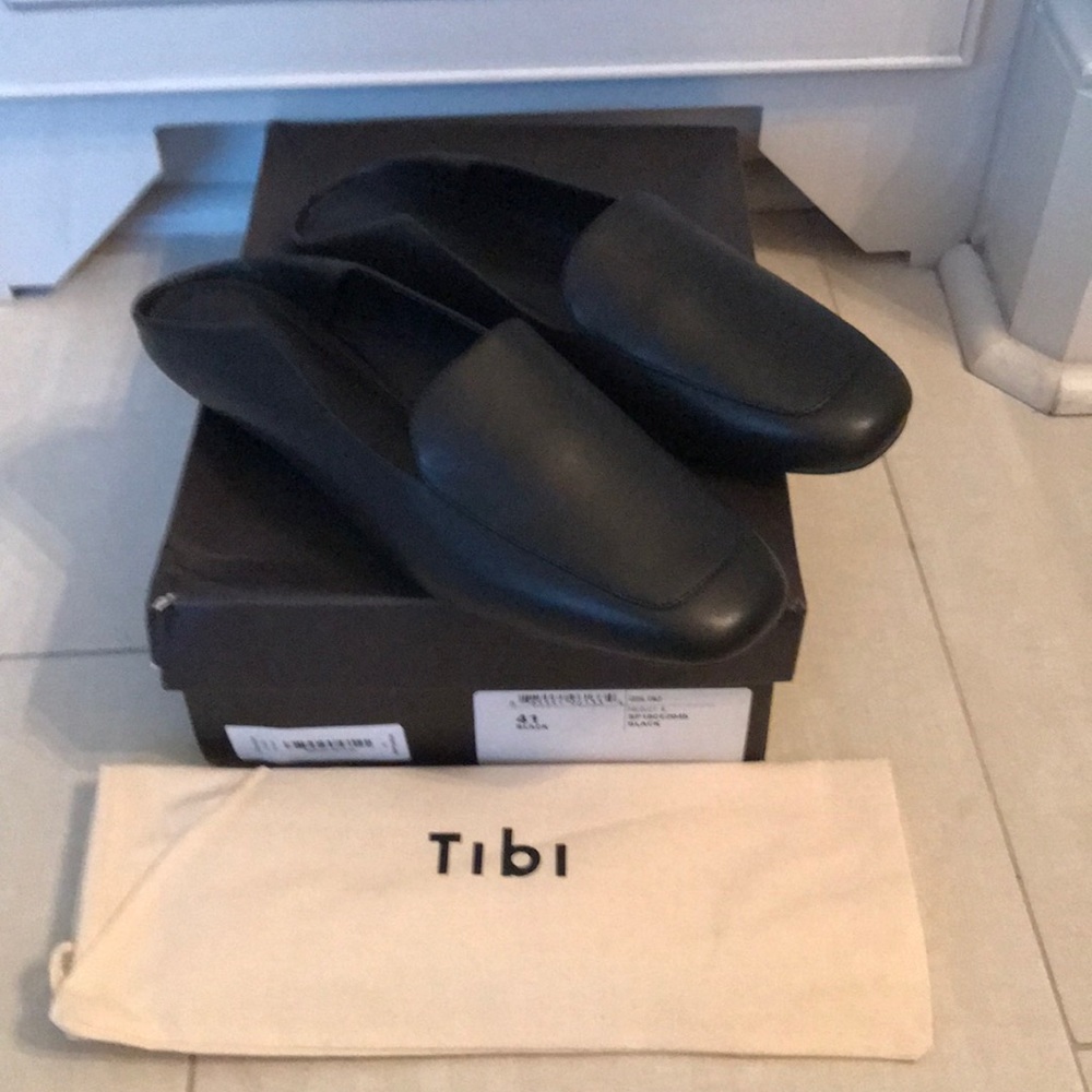 Brand new tibi Cecil calf mules